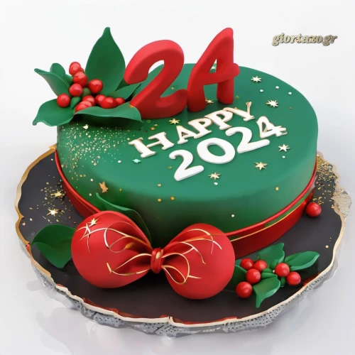 Happy New Year 2024 Cakes !! Giortazo.gr