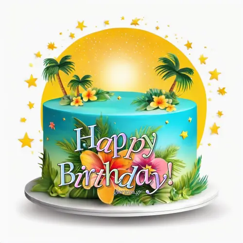 Read more about the article Happy birthday cakes with exotic flowers